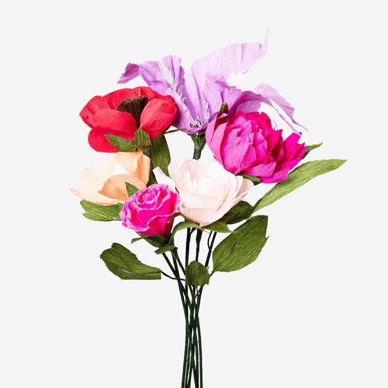 DIY paper flowers kit