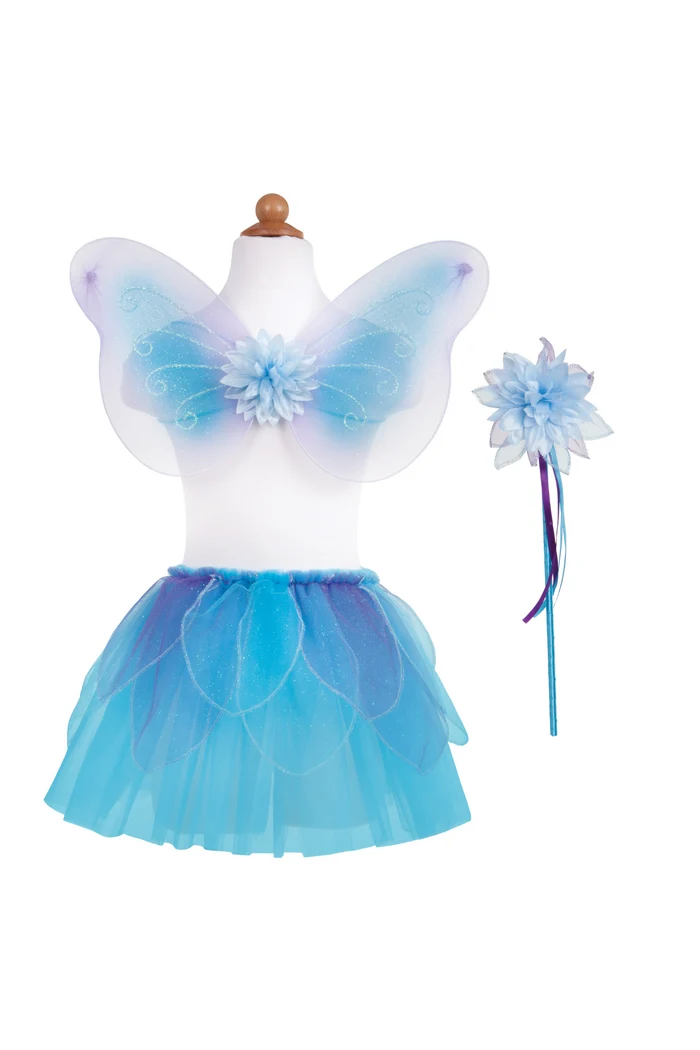Falda Glitter con alas y varita · Great Pretenders 4-6 años