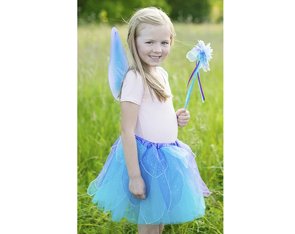 Falda Glitter con alas y varita · Great Pretenders 4-6 años