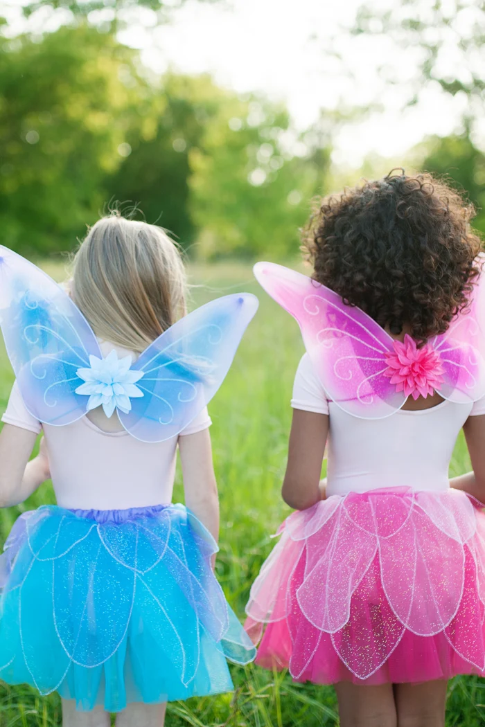 Falda Glitter con alas y varita · Great Pretenders 4-6 años