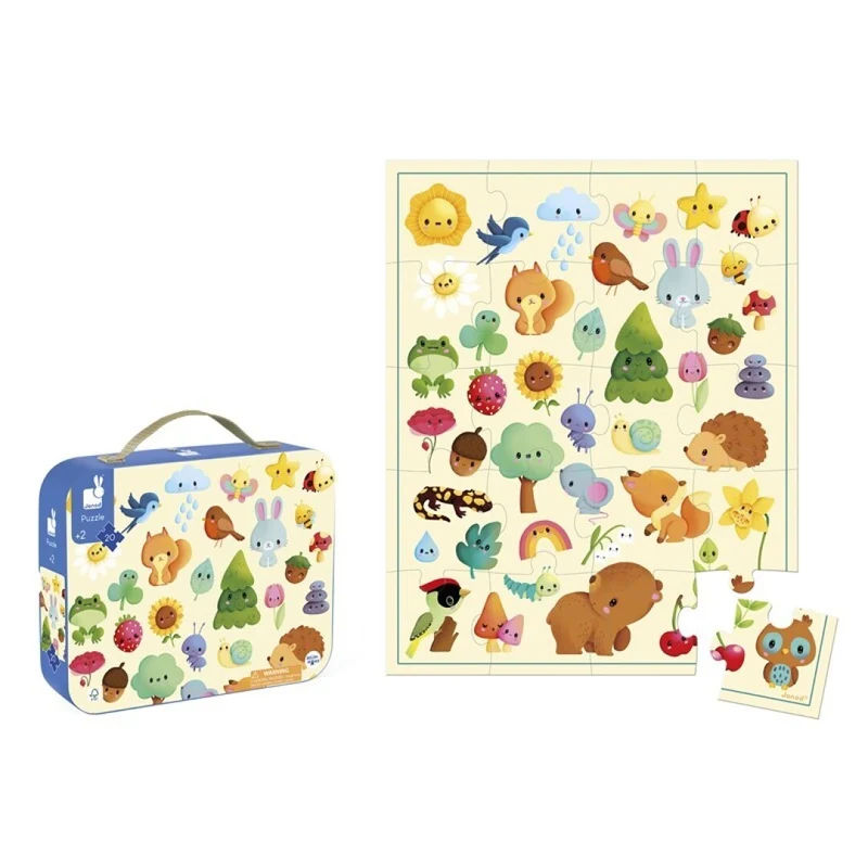 Puzzle La Naturaleza 20 piezas · Janod