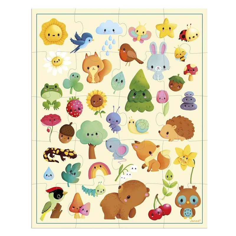 Puzzle La Naturaleza 20 piezas · Janod