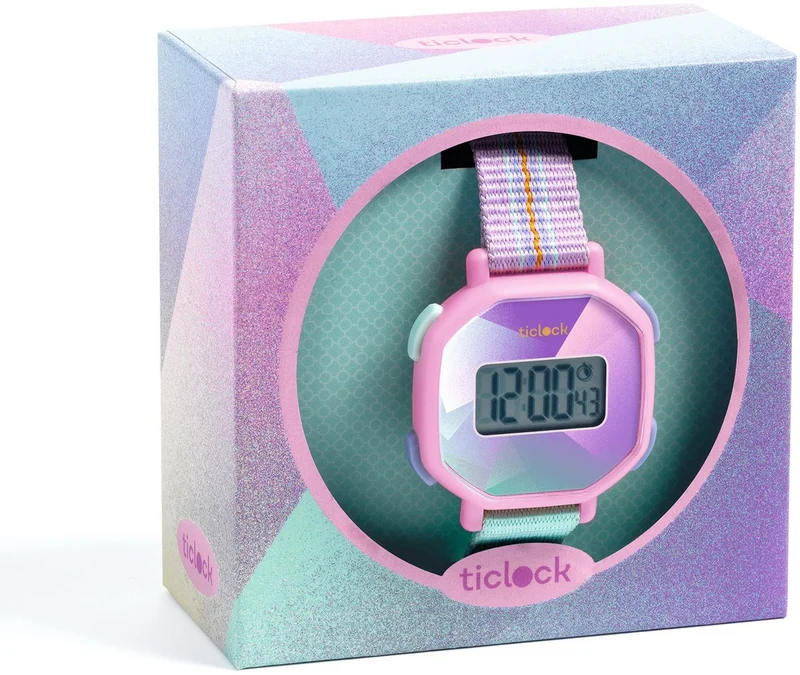 Reloj Digital Purple prisma · DJECO