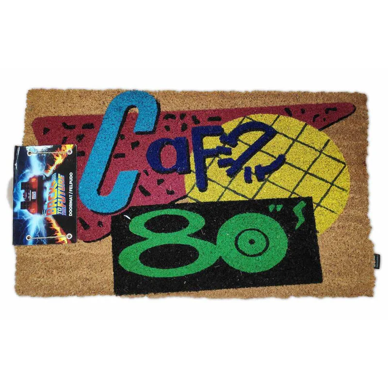 Felpudo Café 80s - Regreso al Futuro