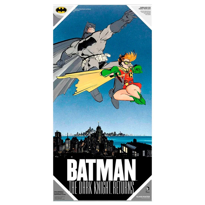 Póster Cristal Batman y Robin - DC Comics