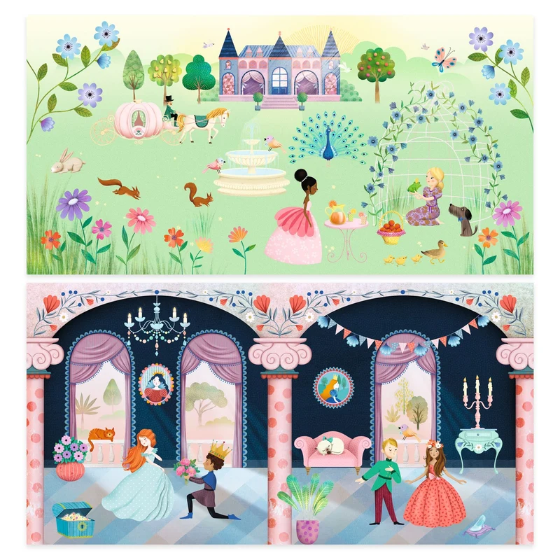 Pegatinas Cuentos La vida en el castillo · Djeco