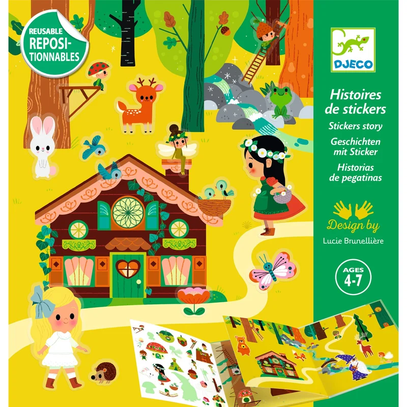 Pegatinas Cuentos El bosque mágico · Djeco