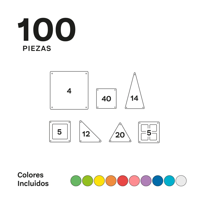Imanix 100 piezas · Braintoys