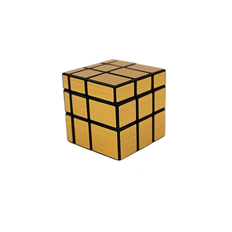 Cubo Crazy Formas 3x3 Dorado