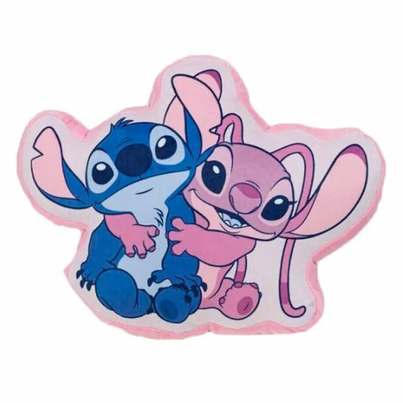 Cojín 3D Ángel y Stitch - Disney