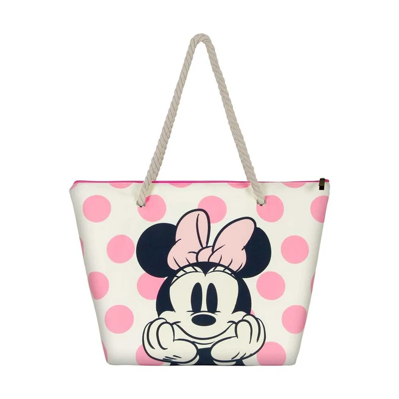 Bolsa de Playa Rosa Minnie Mouse - Disney
