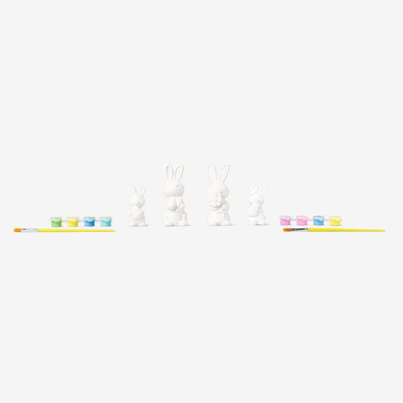Paint-your-own Easter decorations