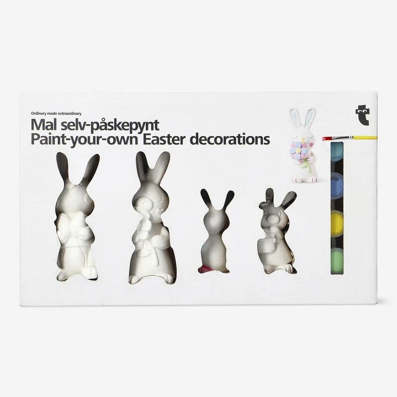 Paint-your-own Easter decorations