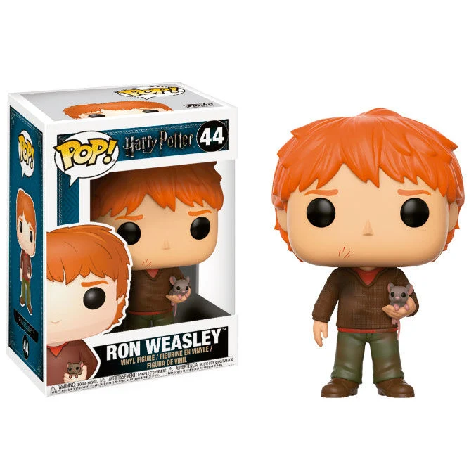 Funko Pop Ron Weasley con Scabbers - Harry Potter
