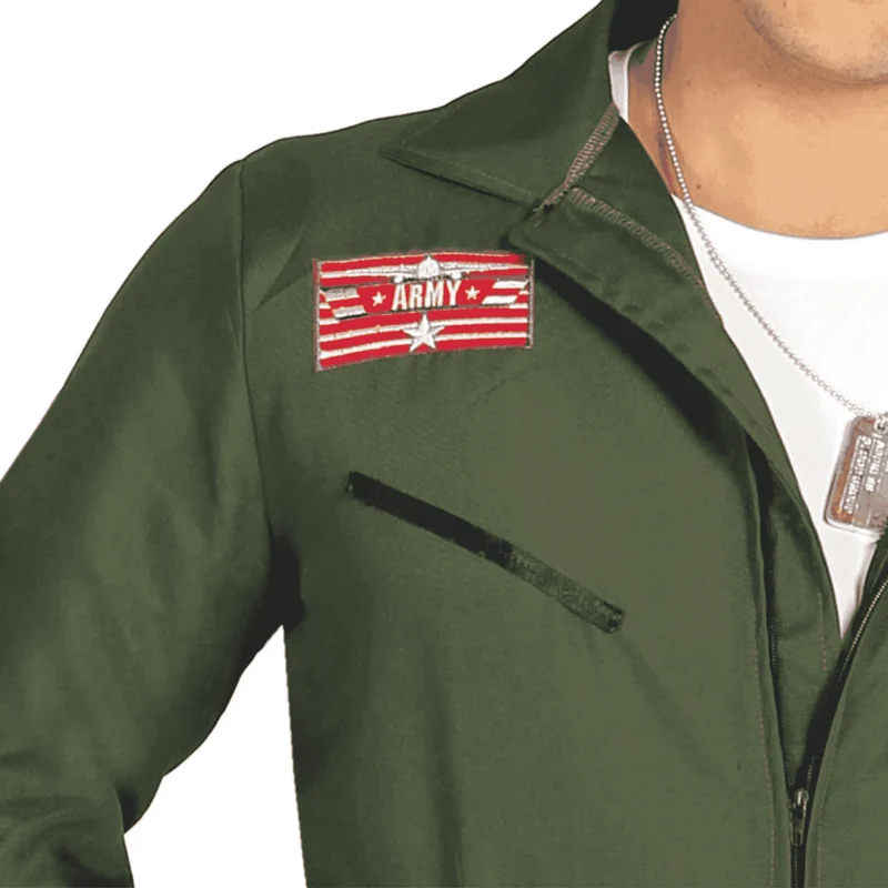 Disfraz de Piloto de Caza Adulto Talla S