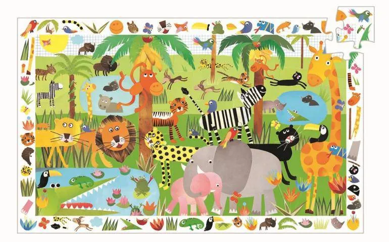 Puzzle Observación La Jungla · Djeco