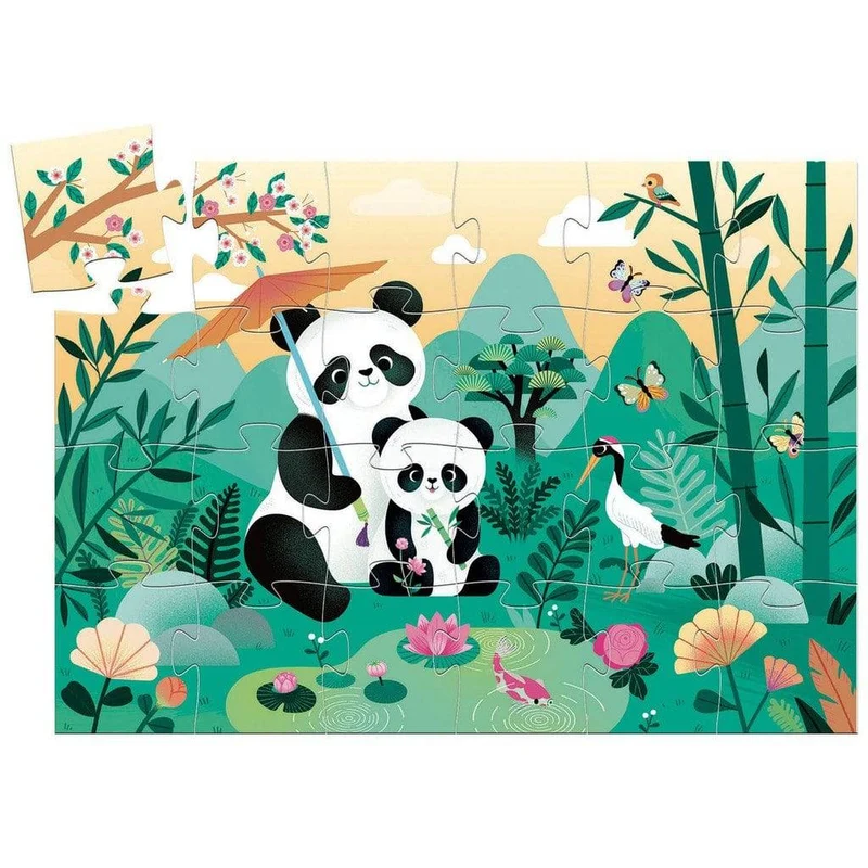 Puzzle Silueta · Leo el Panda
