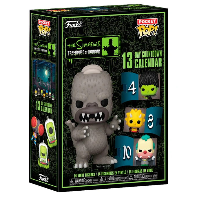 Calendario de Adviento Funko Pocket Pop Los Simpson 13 días