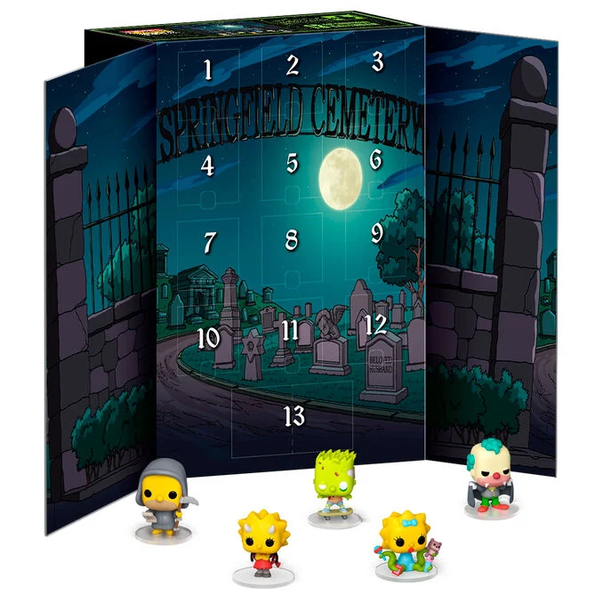 Calendario de Adviento Funko Pocket Pop Los Simpson 13 días