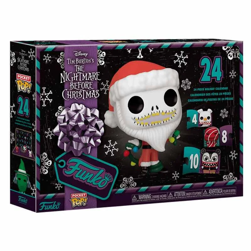 Calendario de Adviento Funko Pocket Pop Pesadilla Antes de Navidad 24 días