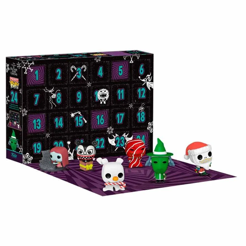 Calendario de Adviento Funko Pocket Pop Pesadilla Antes de Navidad 24 días