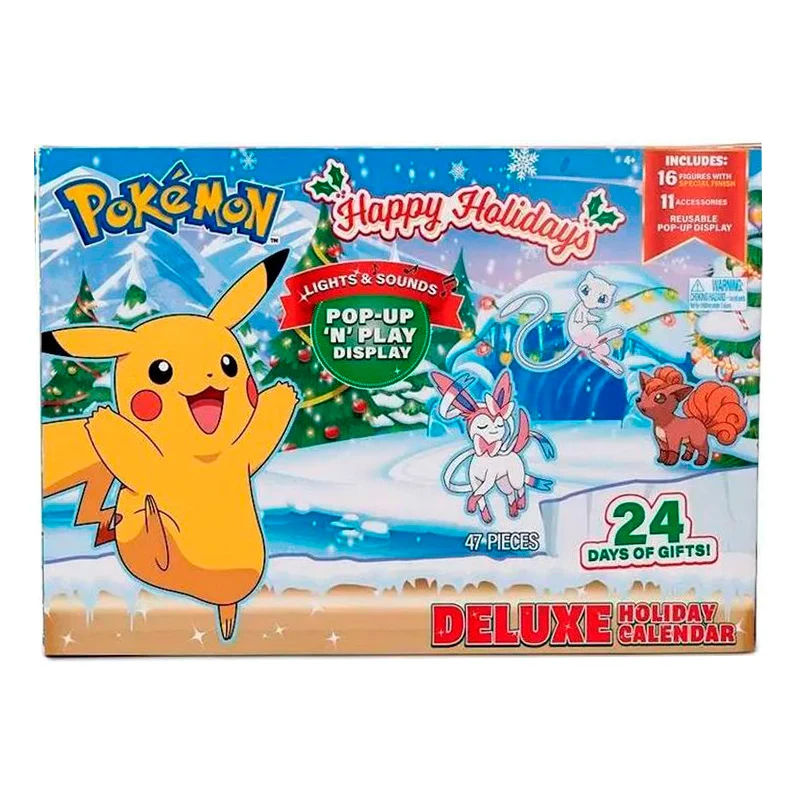 Calendario de Adviento Pokémon Deluxe 24 días