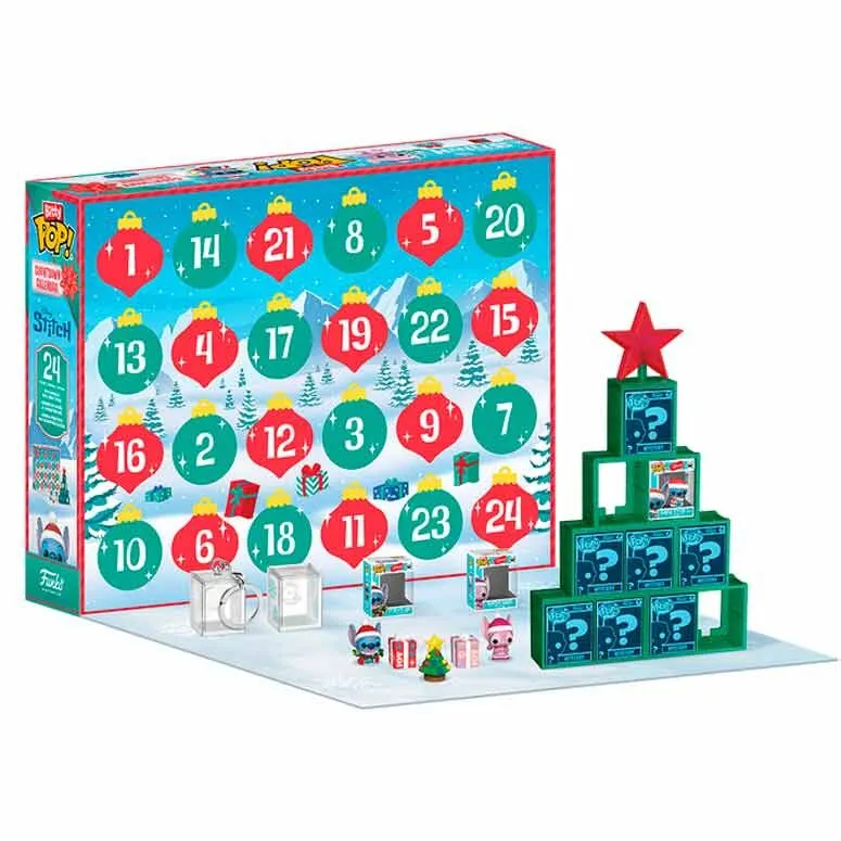 Calendario de Adviento Funko Bitty Pop Stitch 24 días
