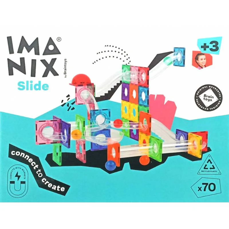 Imanix Tobogán 70 piezas · Braintoys