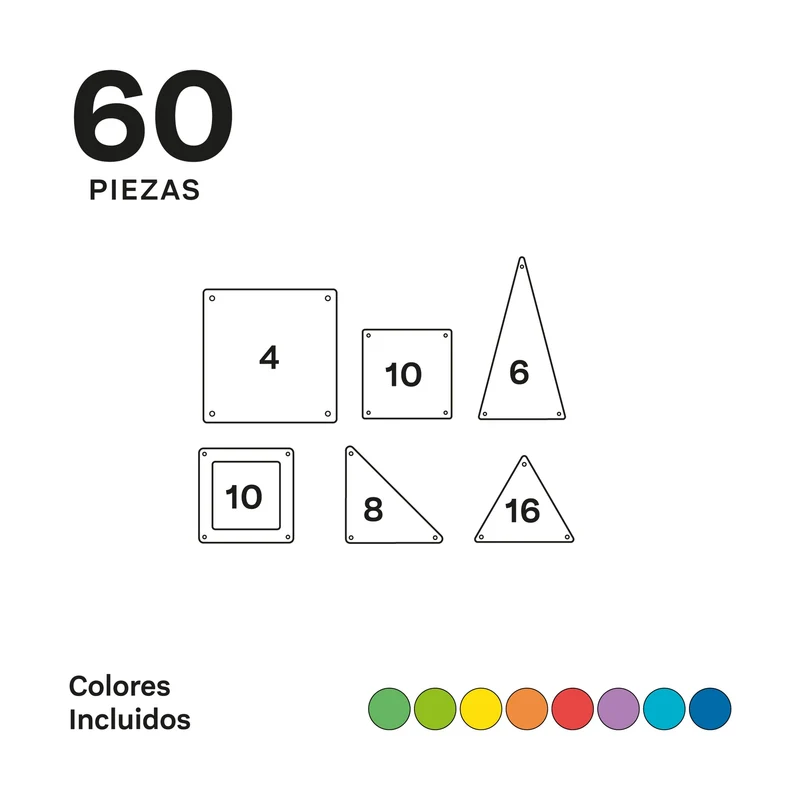 Imanix 60 piezas · Braintoys