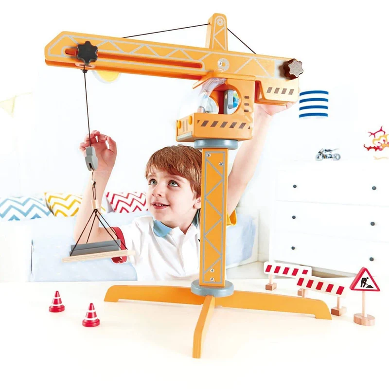 Grúa de madera · Hape