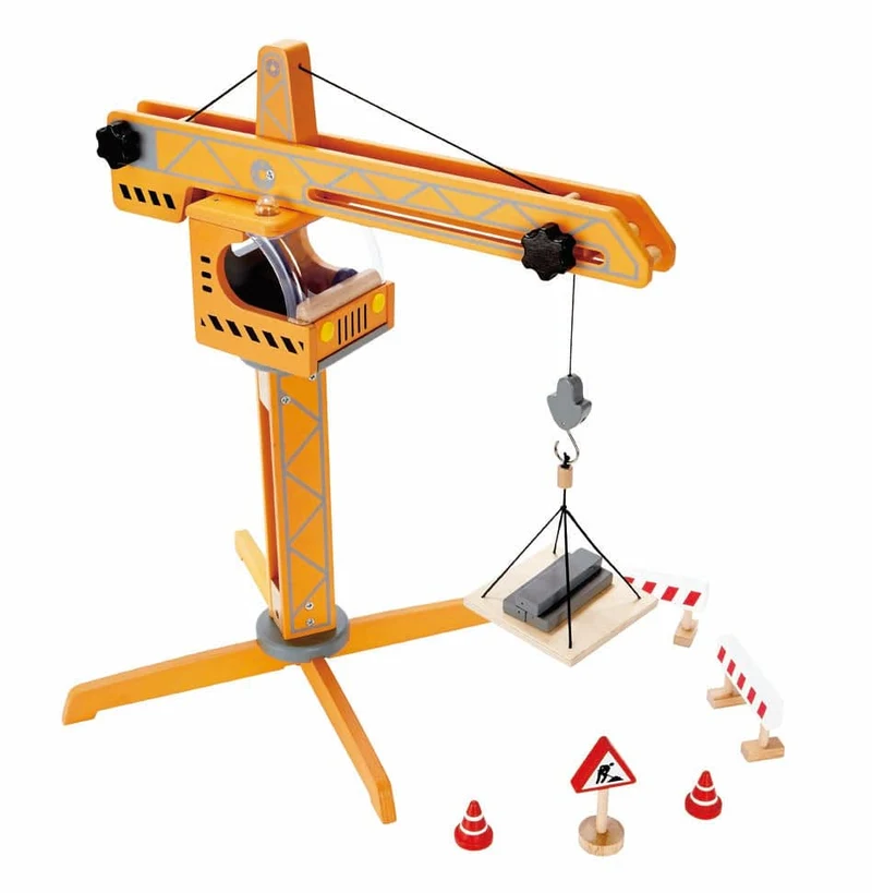Grúa de madera · Hape