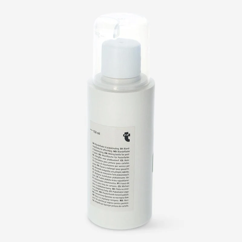 Mixing bottle for poster paint