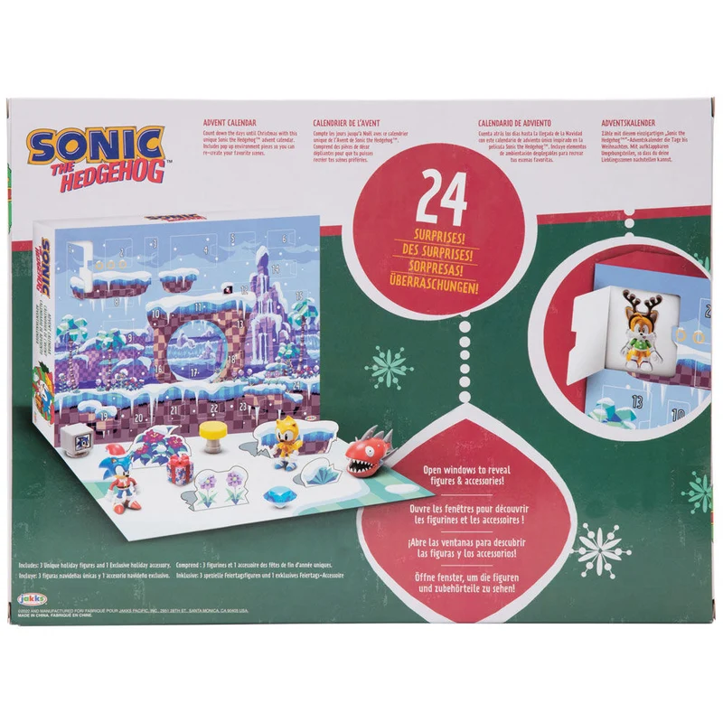 Calendario de Adviento Sonic The Hedgehog 24 días