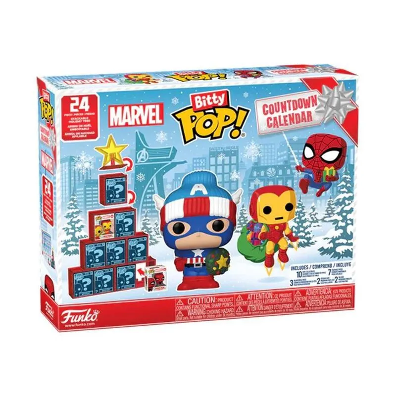 Calendario de Adviento Funko Bitty Pop Marvel 24 días