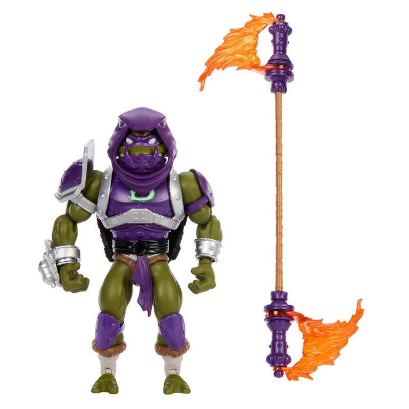 Figura Articulada Donatello - MOTU x TMNT: Turtles of Grayskull