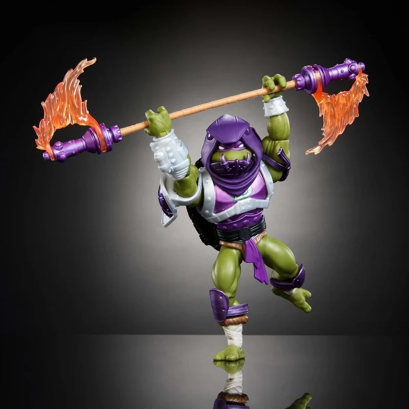 Figura Articulada Donatello - MOTU x TMNT: Turtles of Grayskull