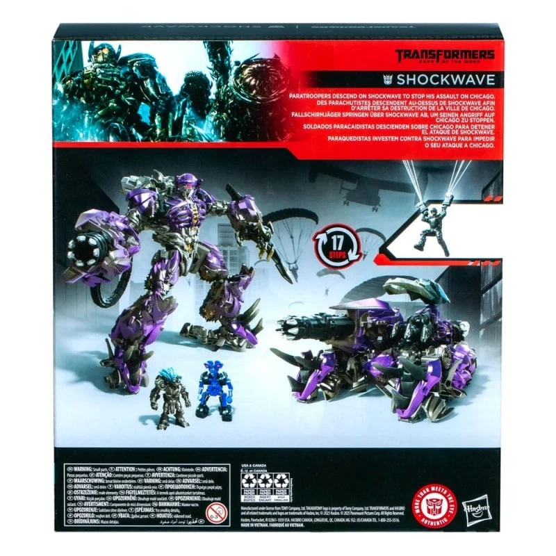 Figura Articulada Shockwave - Transformers: Lado Oscuro de la Luna