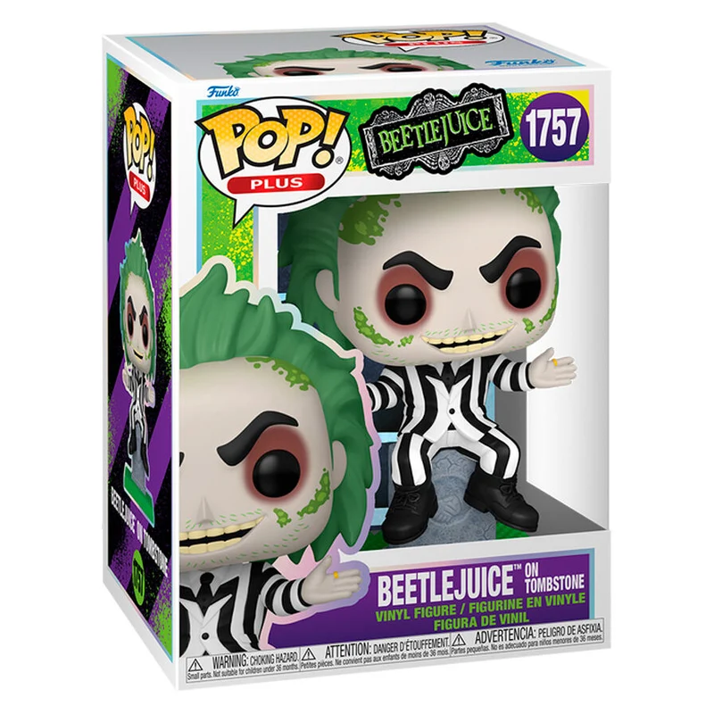 Funko Pop Beetlejuice con Lápida