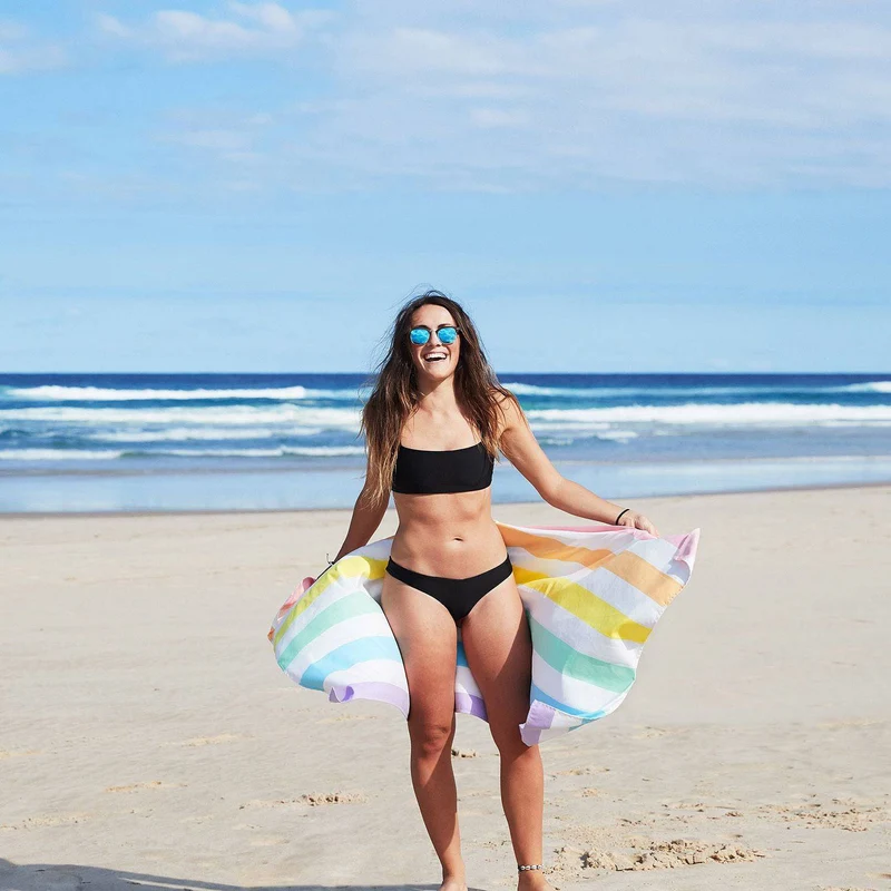Toalla Summer Rainbow Pastel · XL
