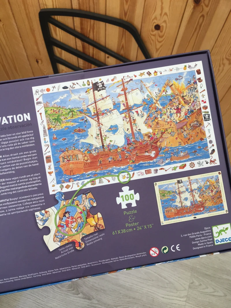 Puzzle Observación · Los Piratas