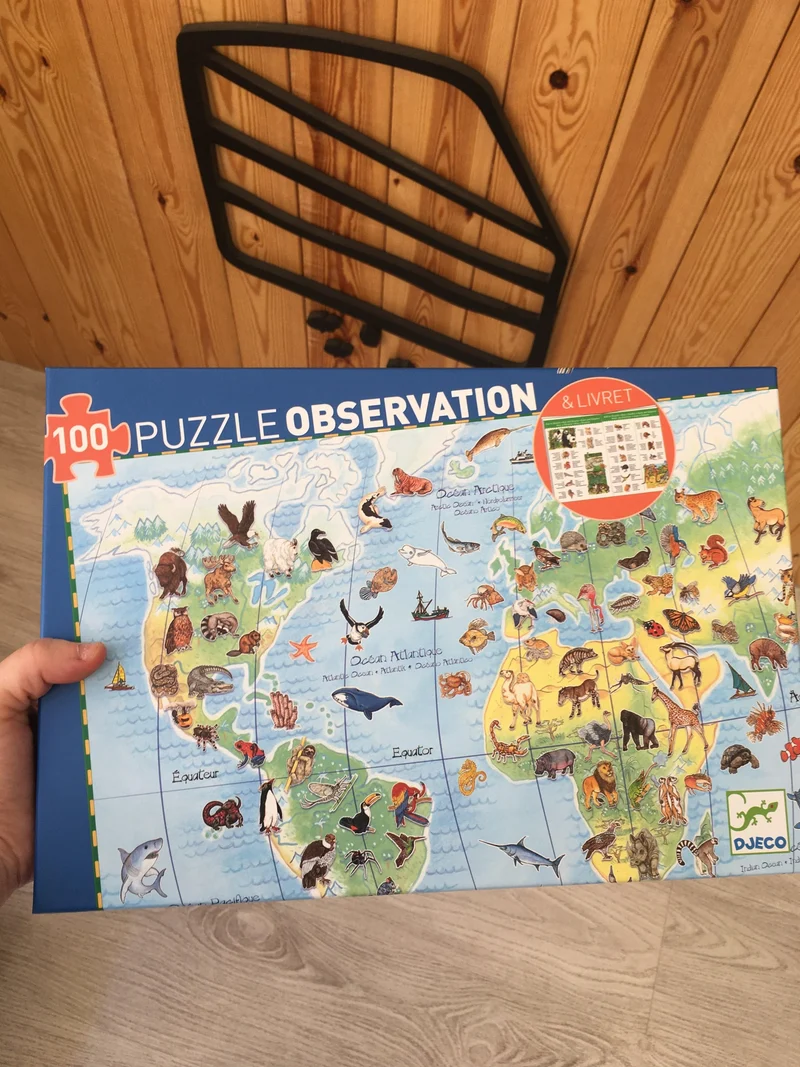 Puzzle Observación · Animales del Mundo