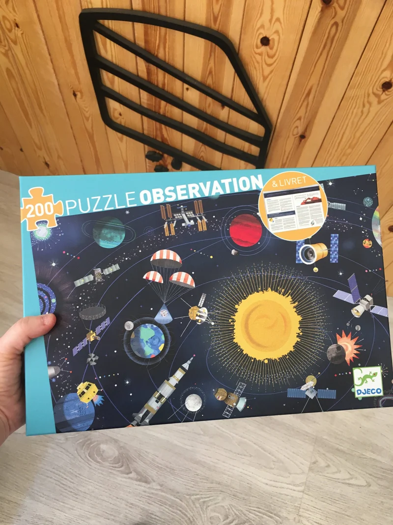Puzzle Observación · El Espacio