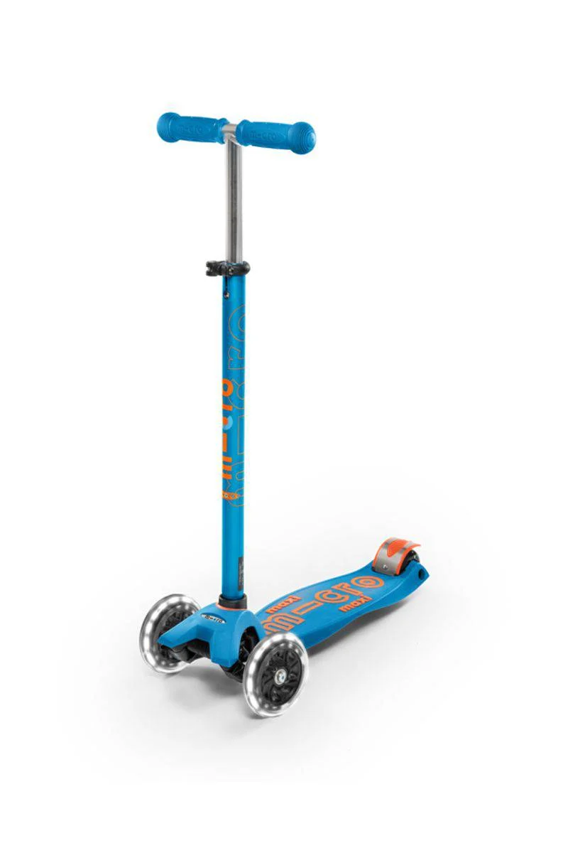 Patinete Maxi Deluxe LED · Azul Caribe