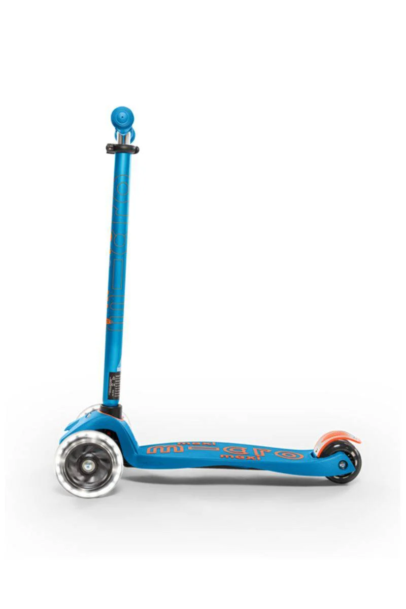 Patinete Maxi Deluxe LED · Azul Caribe