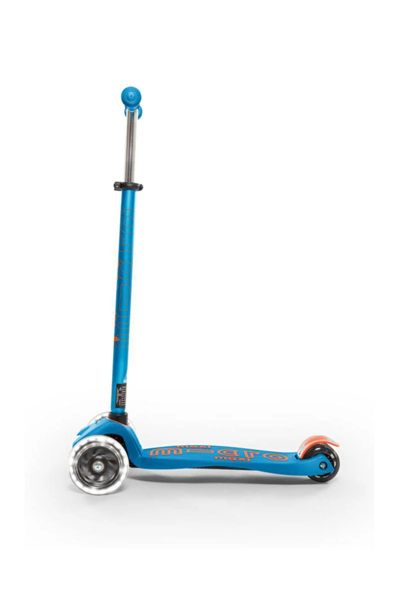 Patinete Maxi Deluxe LED · Azul Caribe