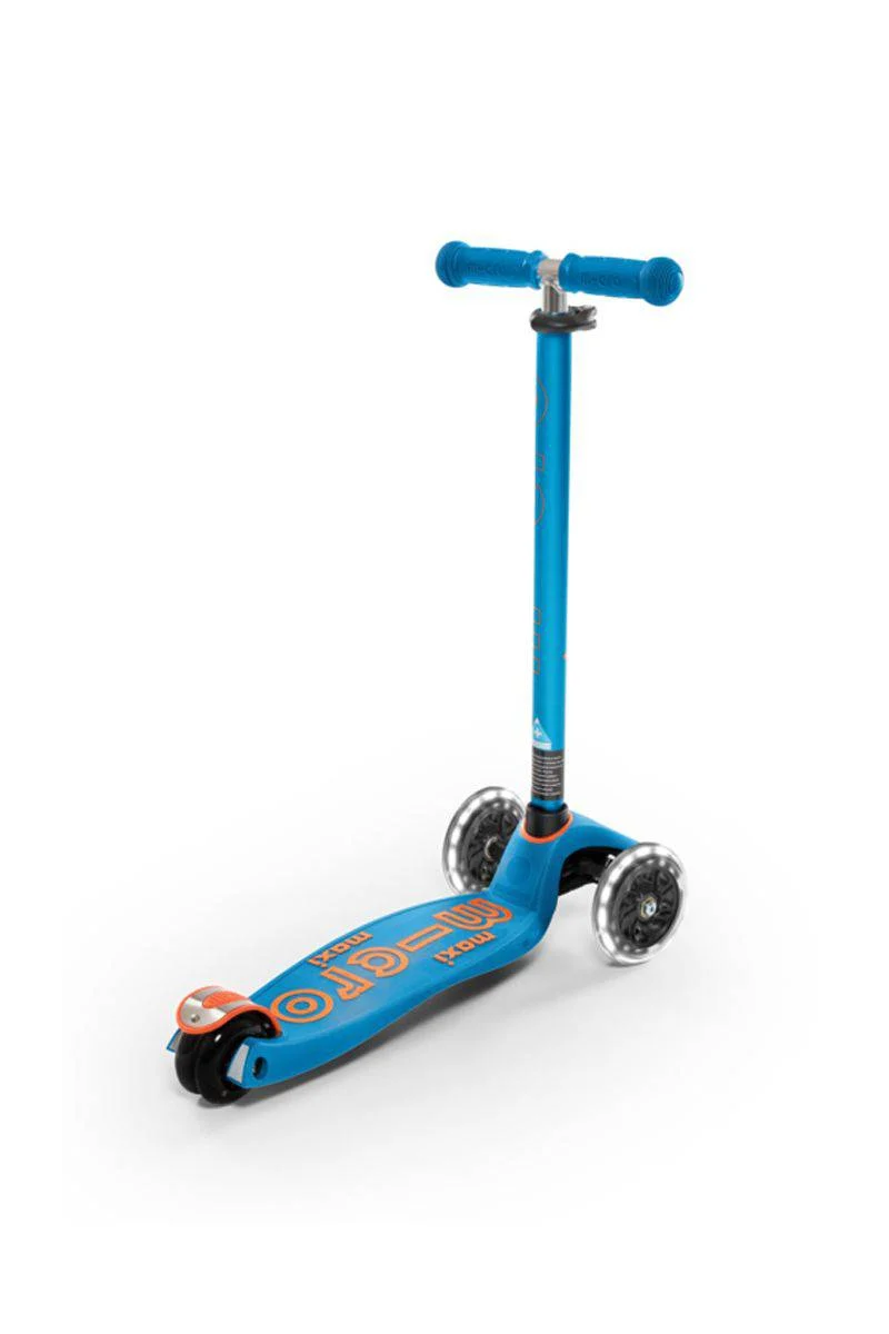 Patinete Maxi Deluxe LED · Azul Caribe