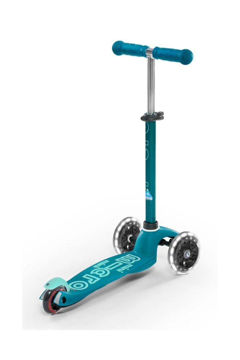 Patinete Mini Deluxe LED · Aqua
