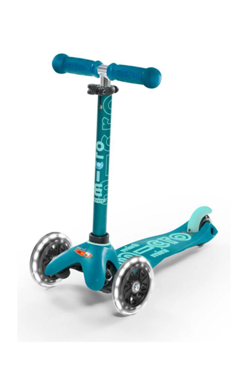 Patinete Mini Deluxe LED · Aqua