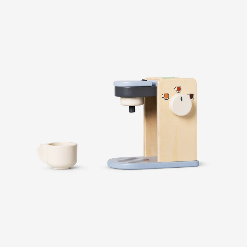 Wooden play coffee maker