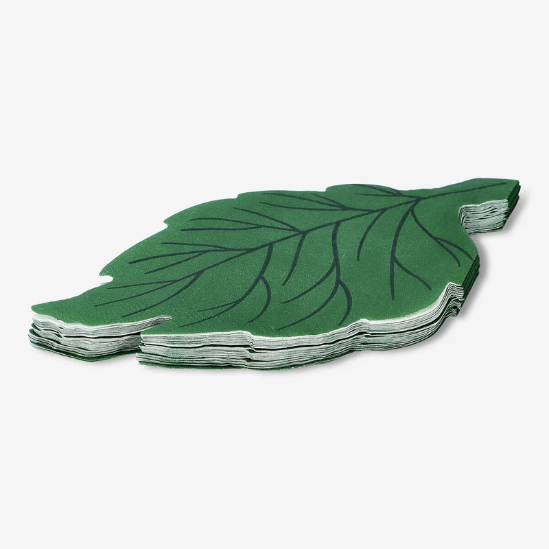Leaf shaped Napkins - 15 pcs